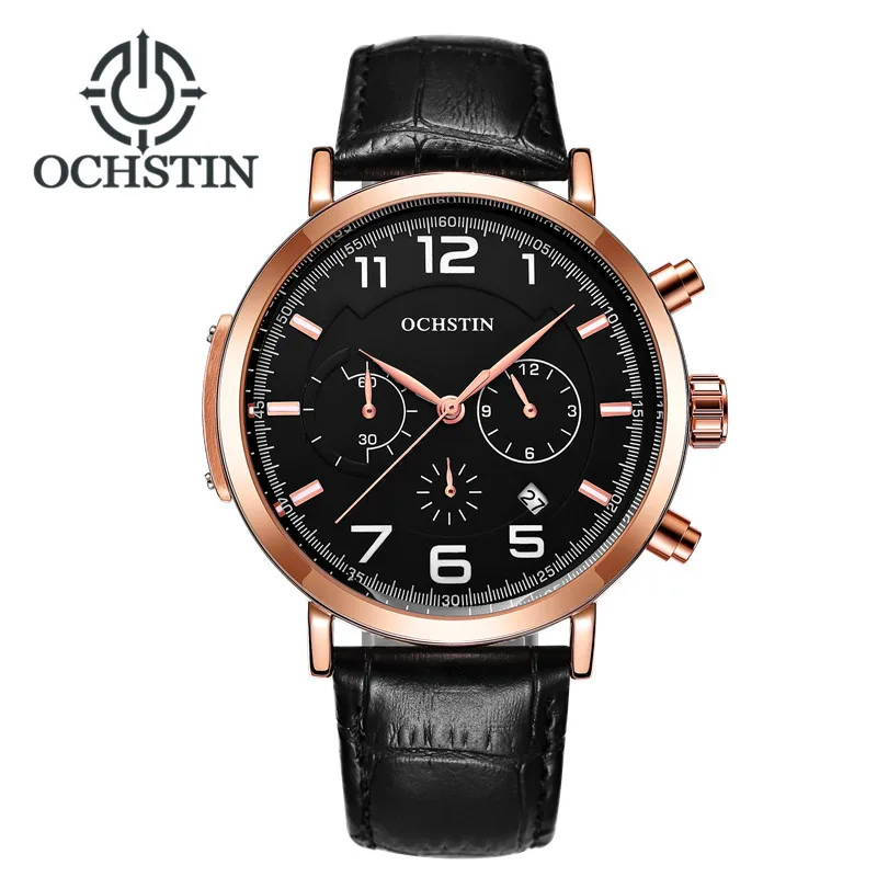 

OCHSTIN Fashino Sport Quartz Clock Gold Mens Watches Top Brand Luxury Full Steel Business Waterproof Watch Relogio Masculino