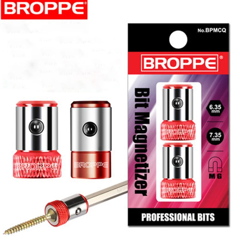 

1/4" 6.35mm Screwdriver Magnetic Ring Strong Magnetizer for Electric Screwdriver Bits Accessories Screw Pick Up Tools