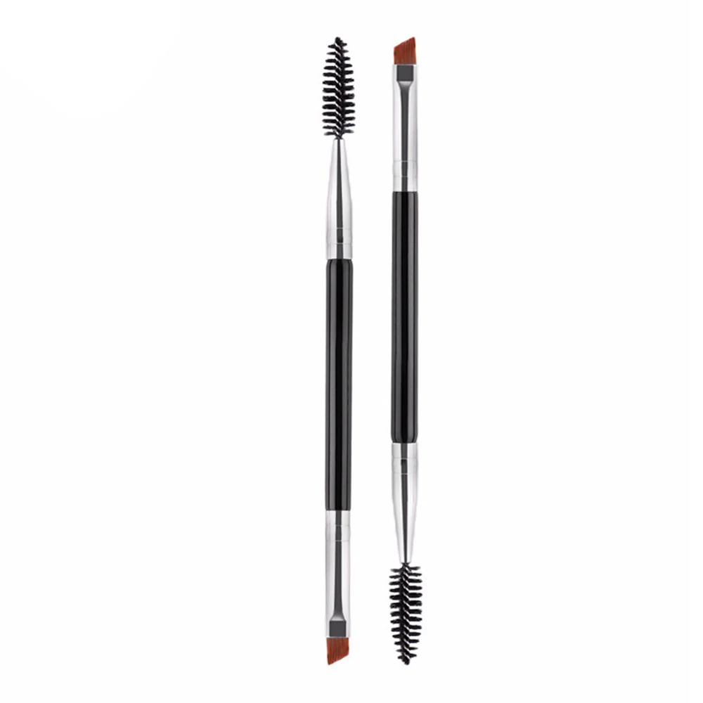 Dual Function Makeup Eyebrow Brush+Eyebrow Comb Spoolie Brush Eyebrow