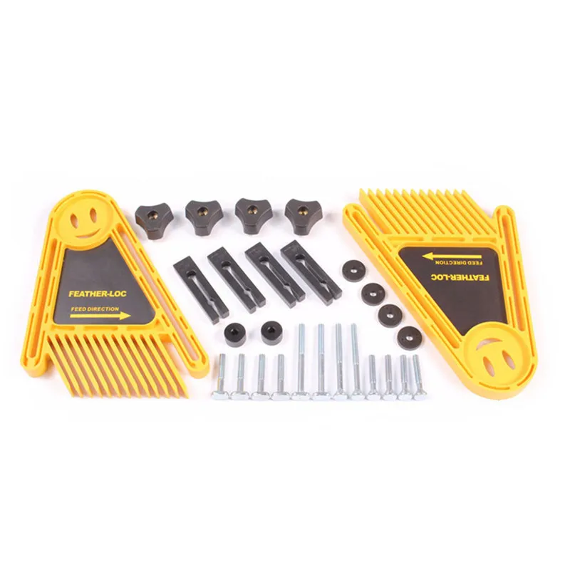 

1 Pair Woodworking Feather Loc Board Set Multi-purpose Double Featherboards Miter Gauge Slot Woodwork