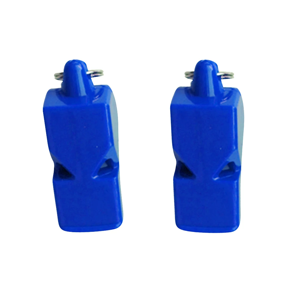 2pcs Safety Whistle Super Loud Sports Referee Whistle Emergency Survival tool for Outdoor Hiking Camping Fishing Travel Silbato
