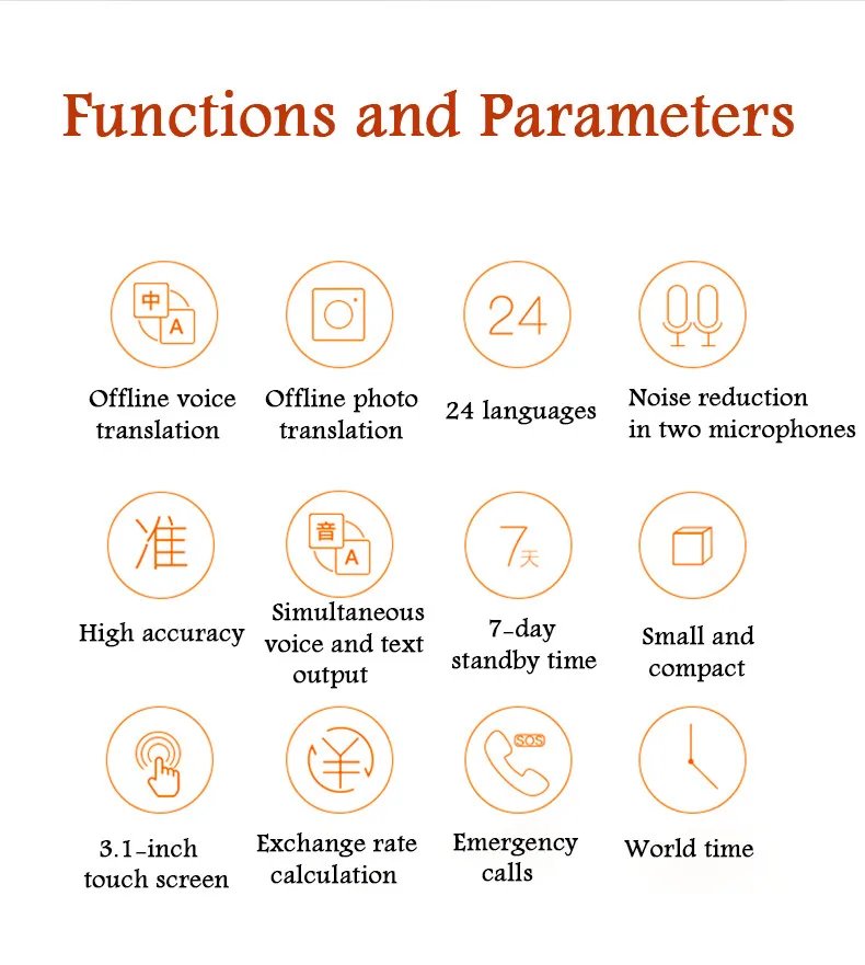 Умный переводчик голосовой переводчик двусторонний перевод в реальном времени несколько языков wifi фото перевод