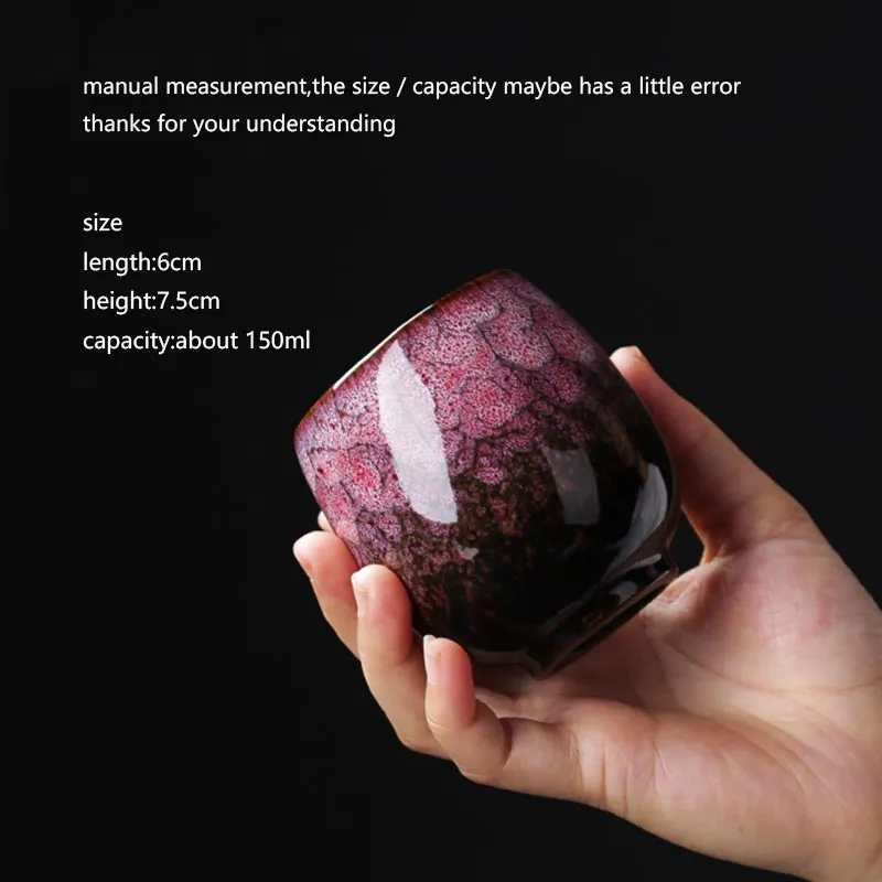 Preise 150 ml Kreative Teacup Keramik Ofen Ändern Kunst Tasse Büro Master Espresso Kaffee Becher Tee Tassen Drink Teegeschirr Handwerk Dekor geschenk