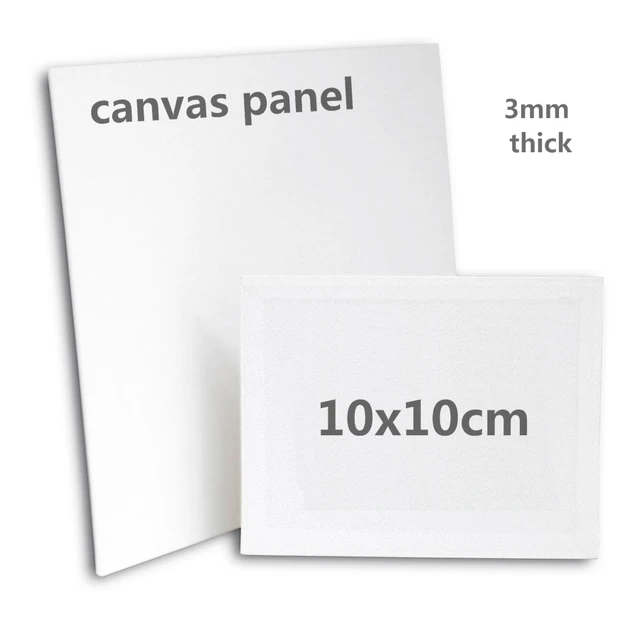 10 sheets Canvas Pads Paper,Blank Canvas Book 280g Cotton Fine Texture Oil Painting  Canvas Pad