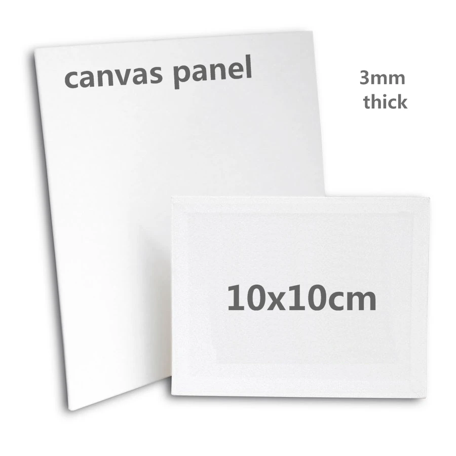 

10x10cm mini Painting Use and MDF Material canvas panel ( 5 pieces )