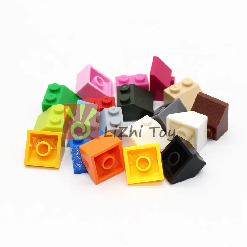 

MOC Slope Brick 2*2 3039 DIY Enlighten Block Bricks Compatible with Assembles Particles 300pcs