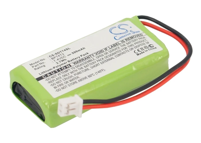 Cameron Sino 500 мАч аккумулятор BP74T2 для передатчиков Dogtra 1900S 1902S 2300NCP 2300TX 2302NCP 3500 NCP 3502