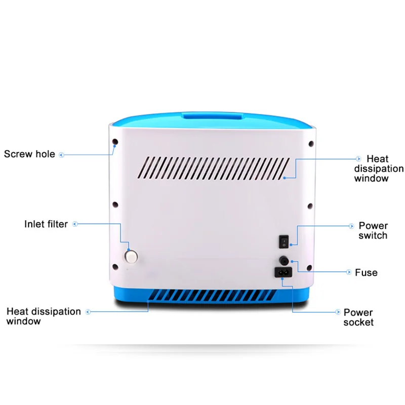 6L портативный концентратор кислорода генераторы Бытовая Портативная установка для получения кислорода домашний очиститель воздуха