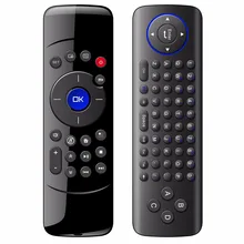 Gyroscope Fly Air Mouse C2 Wireless Game Keyboard Android Remote Controller Rechargeable 2.4Ghz Keyboard for Smart Tv Mini PC