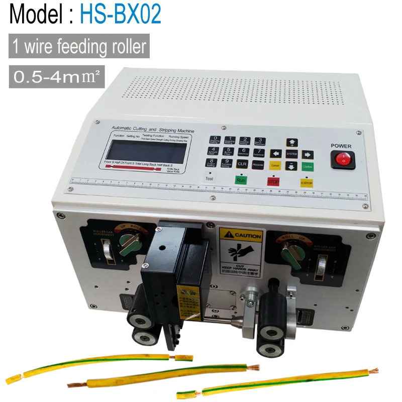 

High Speed Wire Cutting Stripping Machine Copper Cable Peeling Machine for Wire Harness 0.1 to 4mm2 or 2.5 to 10mm2