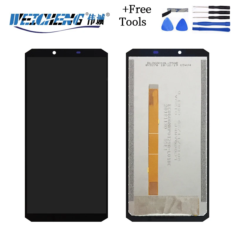 WEICHENG для Oukitel WP2 ЖК-дисплей кодирующий преобразователь сенсорного экрана в сборе для Oukitel WP2 Запчасти для телефонов экран ЖК-дисплей