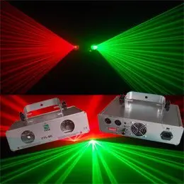 

flsh light 150mW 2 Lens green+red Laser Light DMX DJ Disco Stage Light