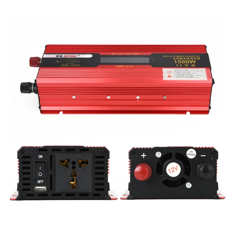 Inverter, Dc12V/24 V A 220 V Dual Inverter, 1500 W/2000 W Con Display Converter