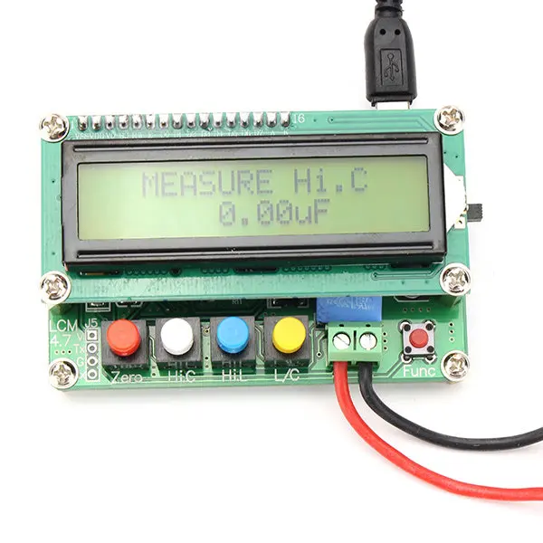 

LC100-A LC Meter 1uH-100H Inductance 1pF-100mF Capacitance Table Free Shipping