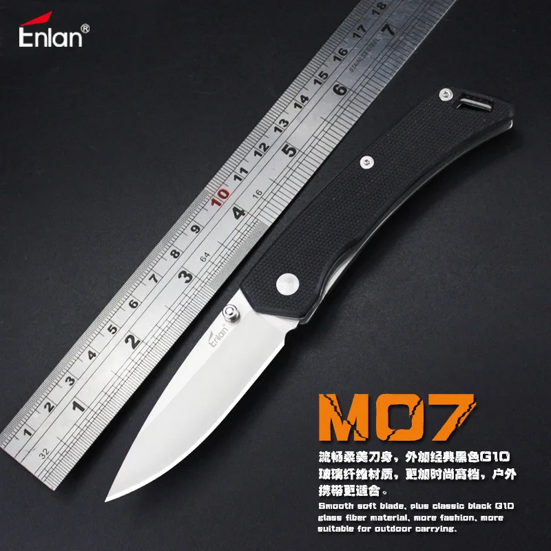 Enlan M07 складной нож 8Cr13Mov лезвие G10 ручка кемпинг Выживание карманный практичный
