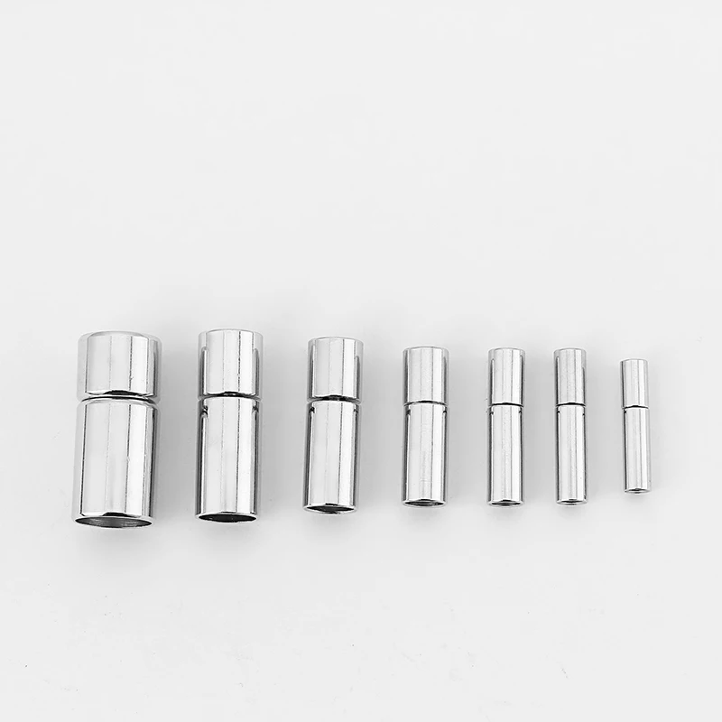 10 шт. круглые застежки для ювелирных изделий 2 мм 5 3 4 6 8 мм|jewelry making|bayonet claspround leather
