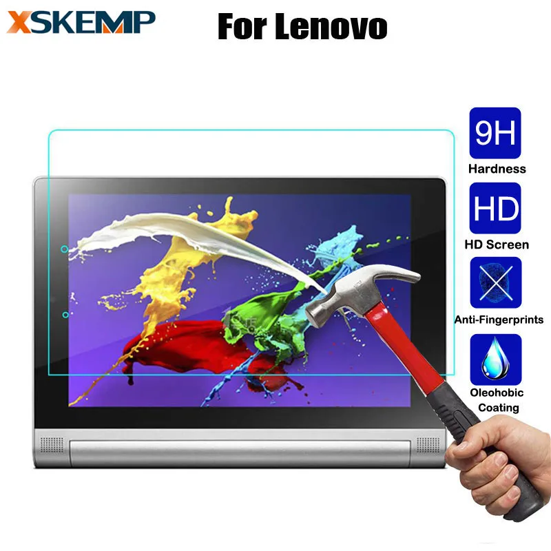 

Scratch-Resistant Tempered Glass For Lenovo Yoga Tab 3 Pro 10.1 850F 1051F Tab 2 10.1 Tablet Film 9H 0.3mm Screen Protect Cover