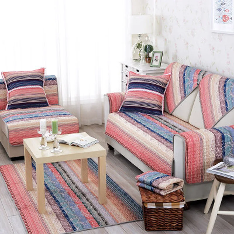 

1 PCS Bohemia Cotton Sofa Cover Soft Modern Slip Resistant Sofa Slipcover Seat Couch Cover Furniture Covers