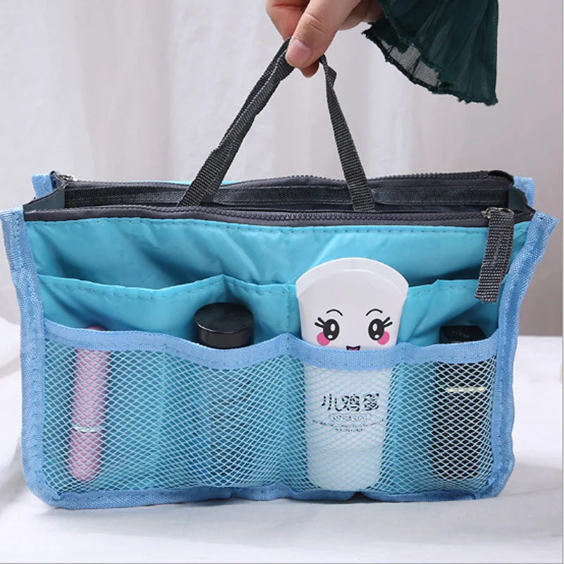 

Portable Canvas Travel Bags Make Up Organizer Bag for Women Men Casual Multifunctional Cosmetic Makeup Toiletry Storage Handbag