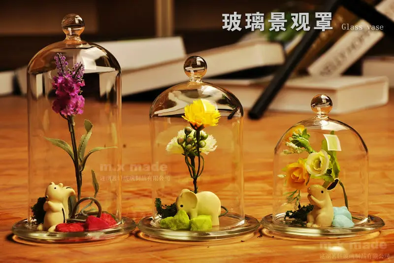 1 x стеклянная крышка ваза для цветов(цветок, камни и животное не включены) ваза для цветов свадебное украшение Свадебное приглашение