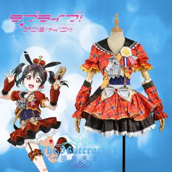 

[STOCK] Anime Love Live Nico Yazawa Idol Awakening SJ Uniform Cosplay Costume For Halloween Free Shipping Full Set New 2018.