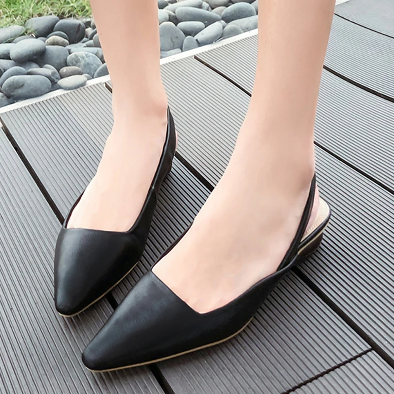 

Yellow Shoes Sexy Slingback Womens Heels Shoes 3cm Low Heel Pump Shoes Comfortable Outdoor Ladies Shoe Women Closed Toe Sandals