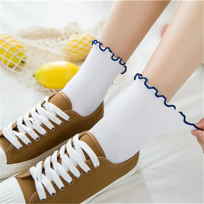 

5 Colors.Chic Streetwear Women's Lovely Candy Color Bow Socks.Casual Female Hit Colors Short Socks.Ladies Bow knot Sox harajuku
