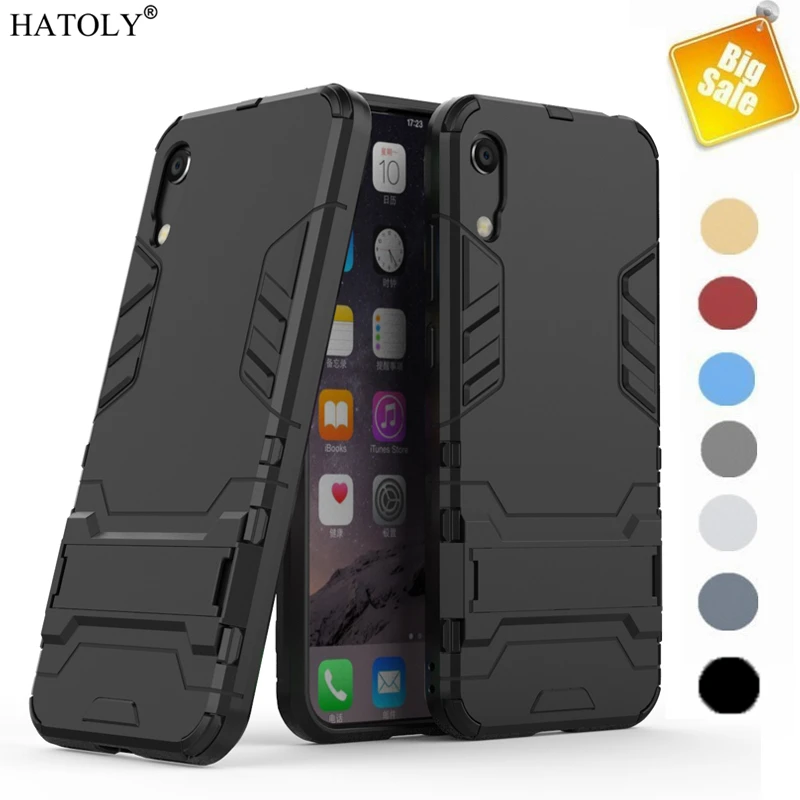 For Cover Huawei Honor 8A Case Robot Armor Rubber TPU Shell Hard Back Phone for | Мобильные телефоны и аксессуары