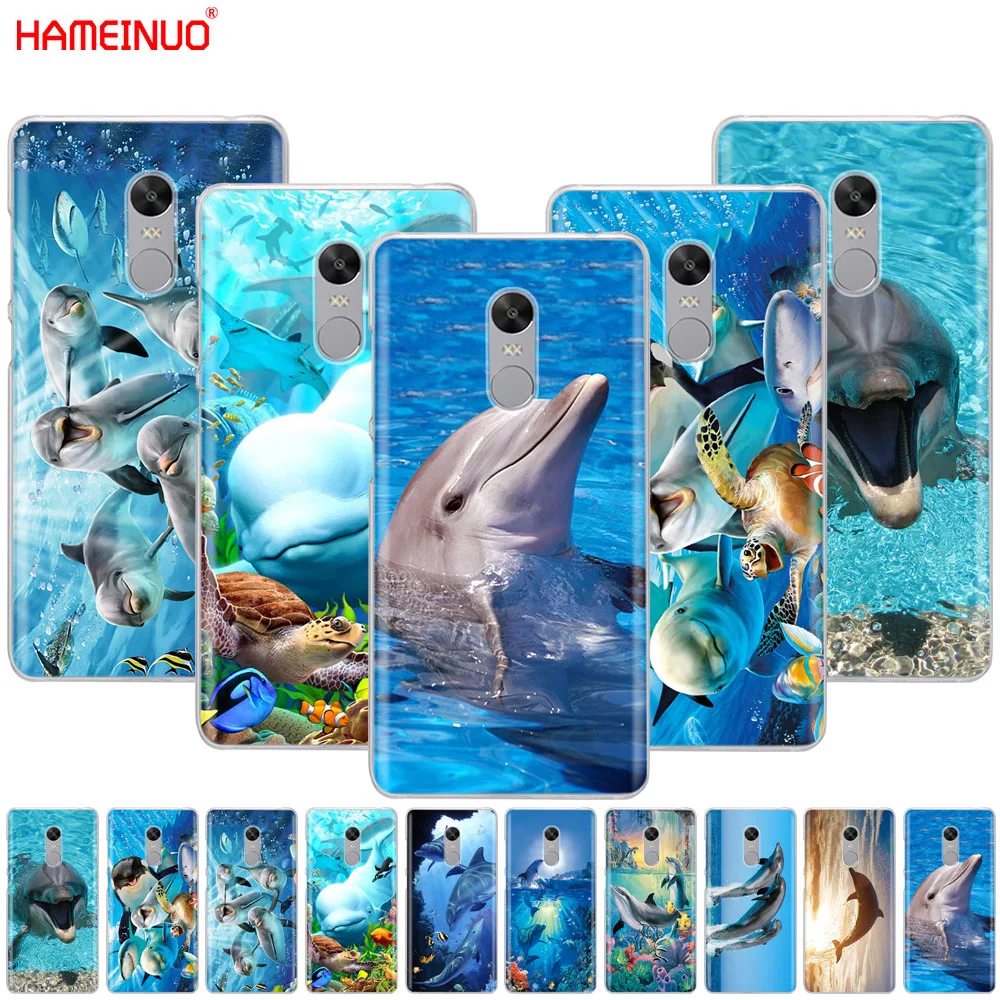 

HAMEINUO ocean dolphin Dance And Jumping Cover phone Case for Xiaomi redmi 5 4 1 1s 2 3 3s pro PLUS redmi note 4 4X 4A 5A