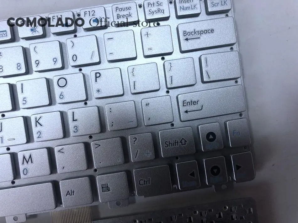 US Laptop keyboard Eee PC 1015PX 1025 1025C 1015 1015P 1015PE 1015B X101H X101CH 1015PN 1015B 1015BX 1015CX 1011PX Silver US Layout -2