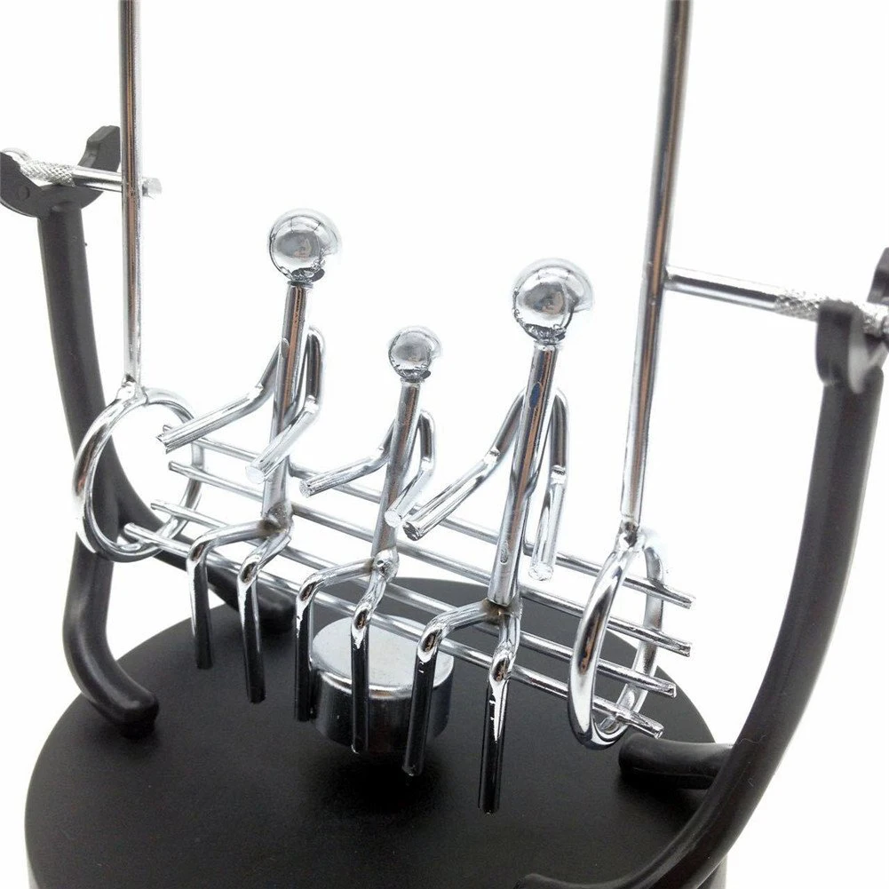 Новые металлические Семейные качели скульптура вечный баланс движения игрушка стол Декор