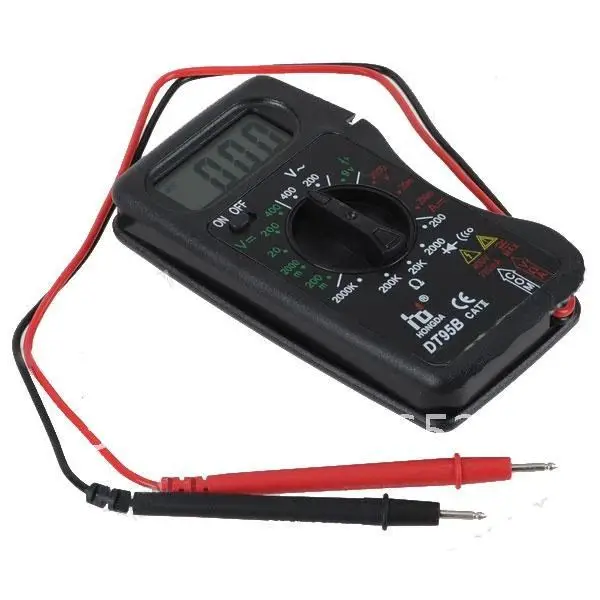 

5sets/lot DT95B dt-95b LCD Display Digital Multimeter test Meter AC DC Voltmeter Ammeter Ohmmeter