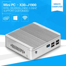 Дешевые ПК компьютер четырехъядерный процессор Celeron J1900 Мини-ПК Окна 10 с 4 г ОЗУ 64 г SSD HDMI VGA USB3.0 vensmile