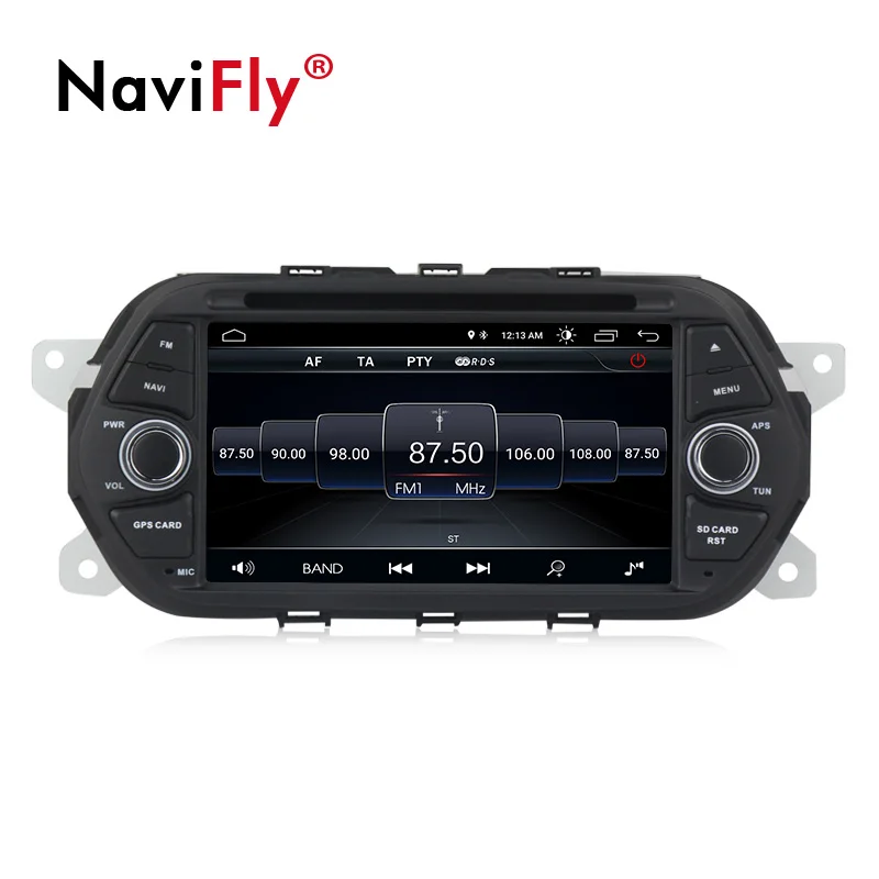Top 1Din Android 8.1 Car DVD Radio Player for FIAT TIPO EGEA 2015 -2017 with BT Wifi Multimedia GPS navigation USB SD Map HD1024*600 3