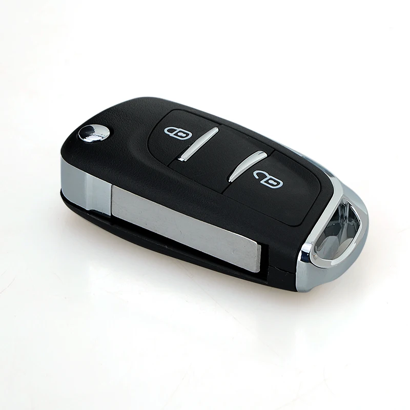 

2 Buttons Remote Alarm Flip Key Fob 433MHz Transponder Chip PCF7961 For Citroen C2 C3 C4 PICASSO Replacement Refit Car Key
