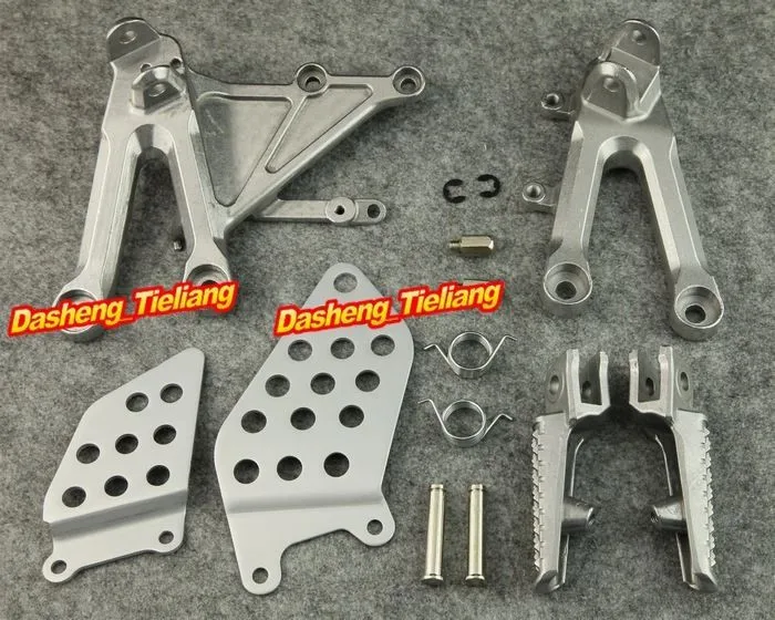 Aluminum Alloy Motorcycle Front Rider Foot Pegs Footrest Brackets for Honda 2004 2005 2006 2007 CBR1000RR / CBR 1000RR
