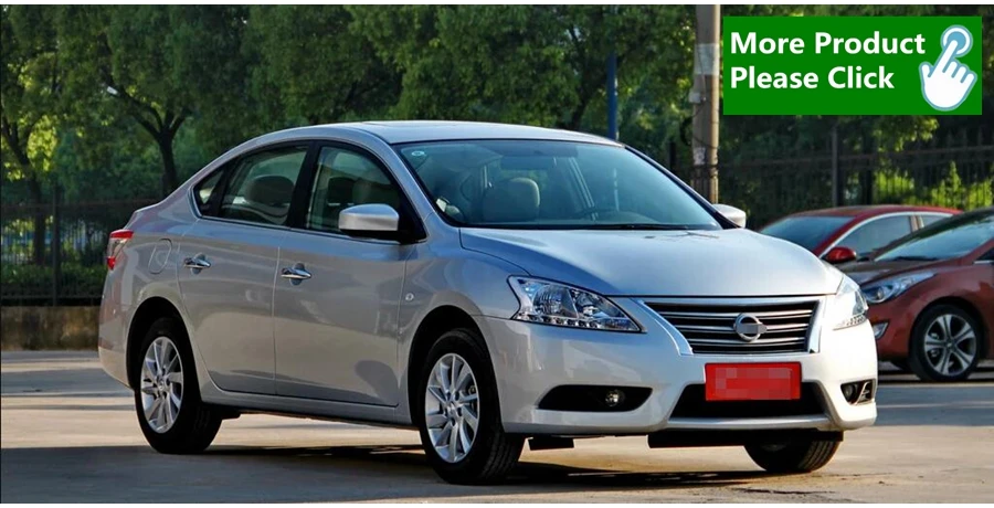 Аксессуары для Nissan Sylphy Sentra 2012 2013 нержавеющая сталь яркое серебро задний багажник багажника крышка багажника отделка