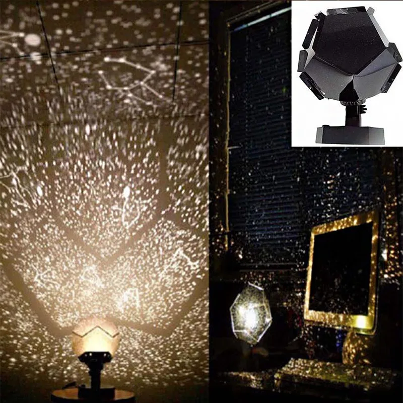 Atotalof العلوم السماء الإسقاط ضوء الليل رومانسية استرو كوزموس ستار العارض DIY مليء بالنجوم ليلة الخفيفة أطفال هدية قطرة الشحن