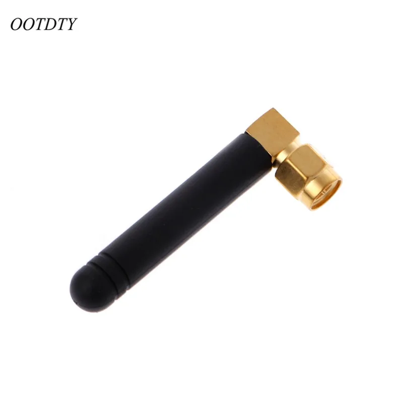 

OOTDTY 433Mhz Antenna With Right Angle SMA Male Connector 2dBi 50mm