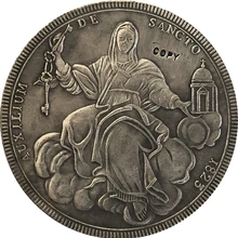 Итальянские Штаты 1823 1 Scudo-Leo XII Sede Vacante копии монет