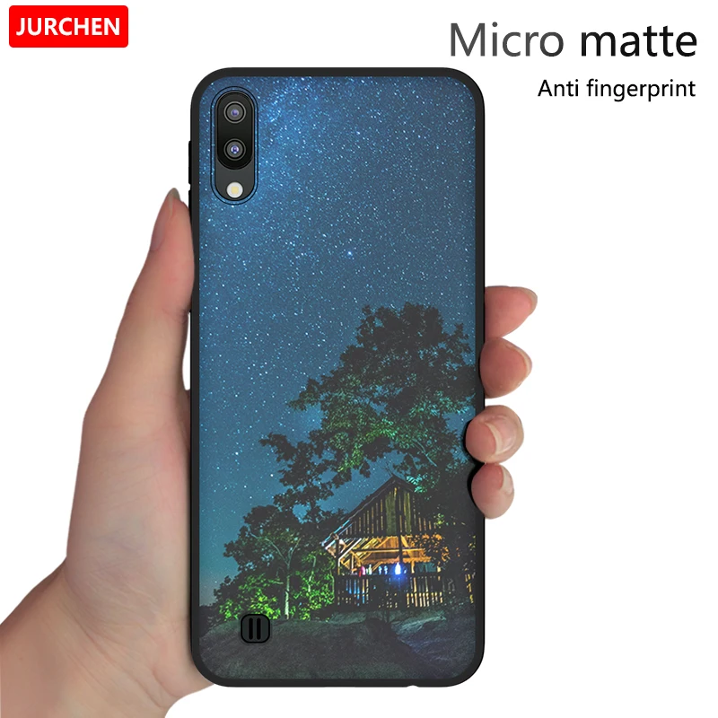 JURCHEN красивый чехол для телефона с принтом Samsung Galaxy A10 105FN силиконовый мягкий M10 Coque