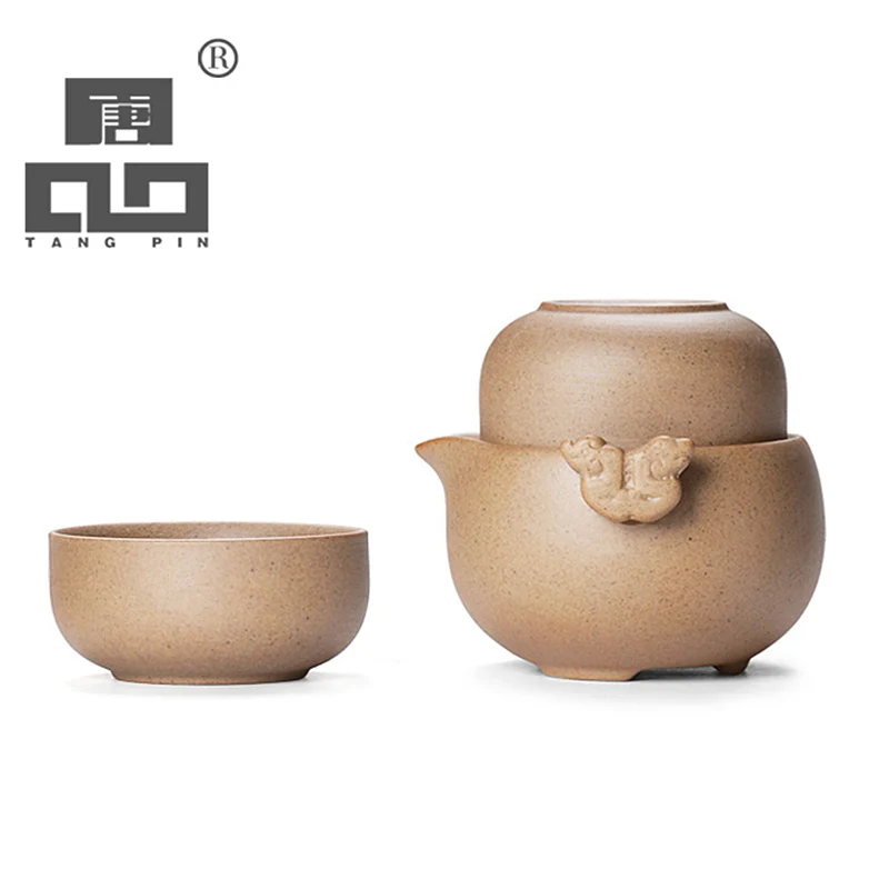 Drinkware Coffee Tea Sets Traditional Chinese Kung Fu Tea Set Ceramic TeaPot Tea Cup Portable Travel