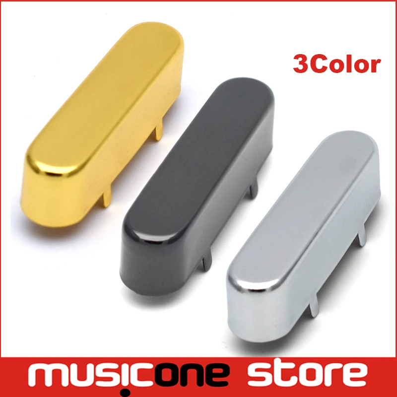 

5PCS Brass Electric Guitar Neck Pickup Covers/Lid/Shell/Top Guitar parts Chrome Black Gold for Choose