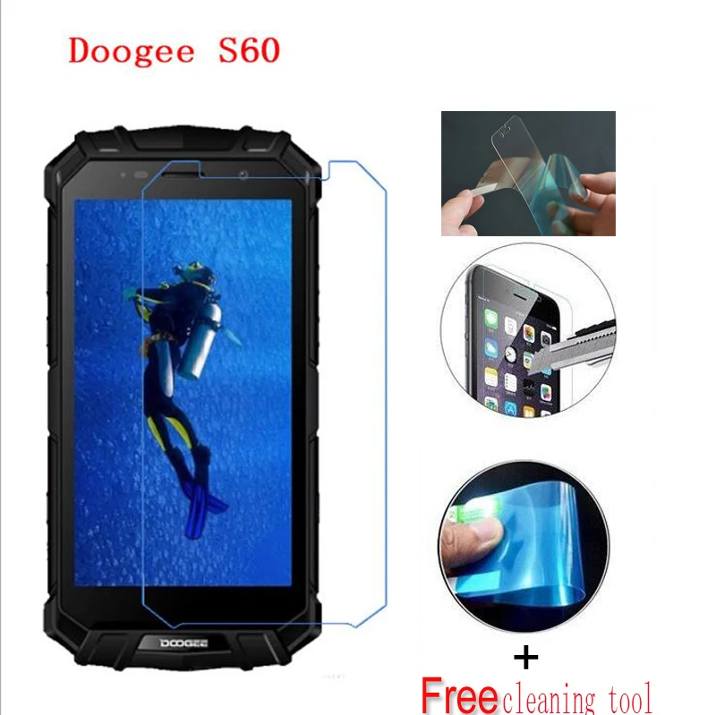 

2PCS Ultra-thin Nano-proof membrane film not glass Screen Protector for Doogee BL5000 S30 S60 case cover [NOT GLASS]