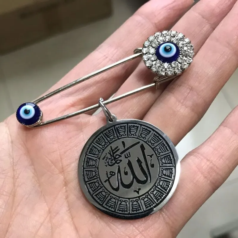 Мусульманский оберег от сглаза. Мусульманский браслет от сглаза. Брошь мусульманская. Мусульманские брошки