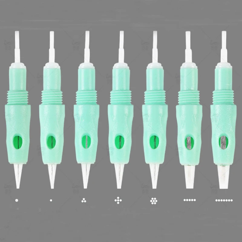 100 шт 8 мм Винт Charmant Перманентный макияжный картридж одноразовые татуировки иглы Charmant машина для бровей