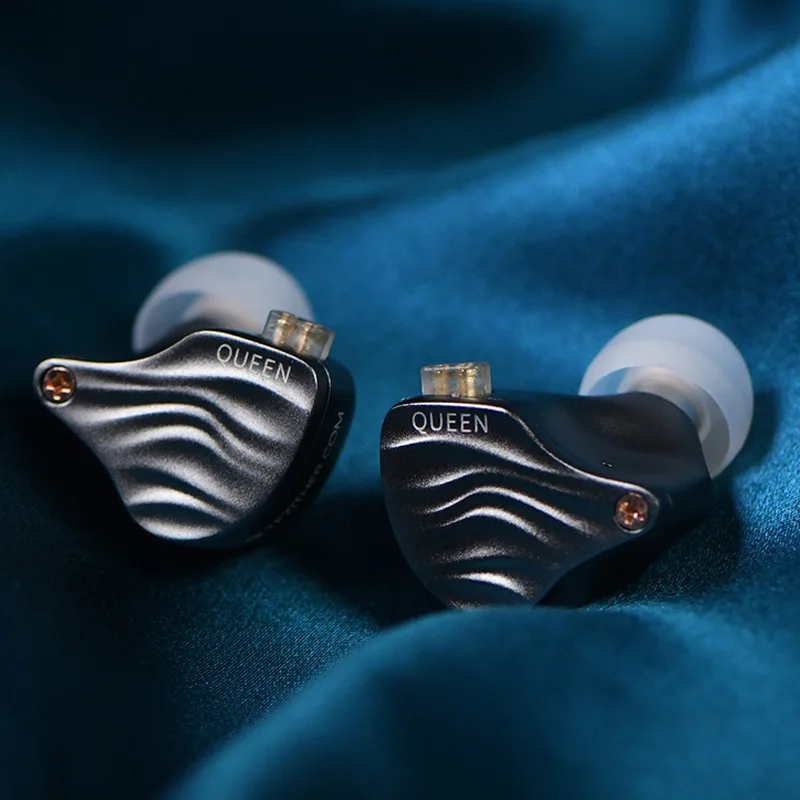 Наушники вкладыши TFZ QUEEN HIFI с монитором динамические наушники IEM со съемными