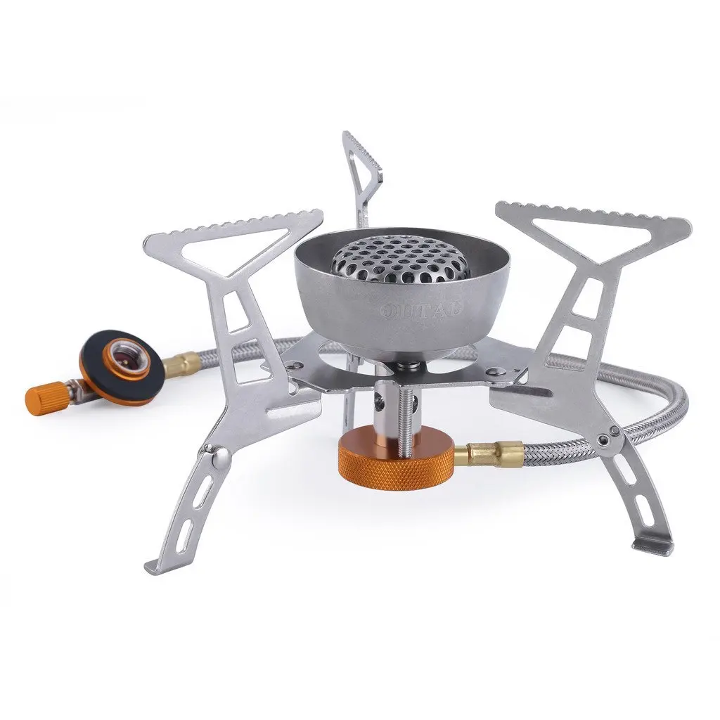 Outdoor Camping Cooking Big Power Windproof Gas Stove Butane Stove Mini