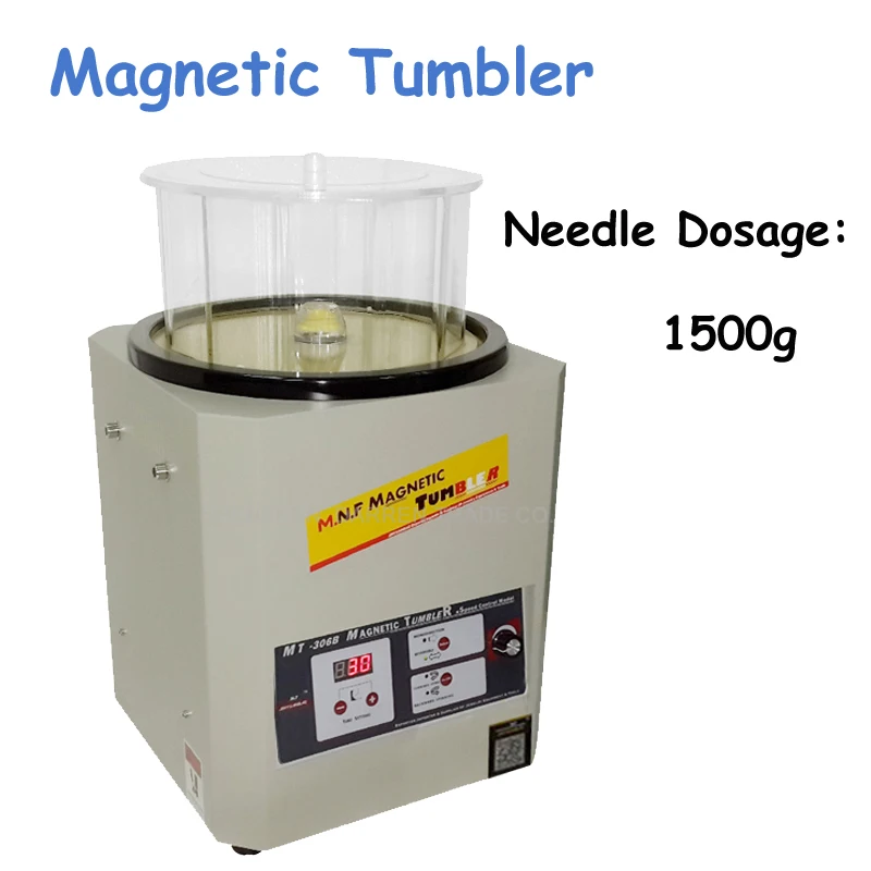 

1pc 110V/220V Magnetic Tumbler Jewelry Polisher Super Finishing Machine MT-306B