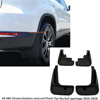 

For Kia Kx5 Sportage 2016 2017 2018 Car 4pcs Cover Styling Plastic Fender Soft Mudguard Protection Flap Splash Mud Guard Frame